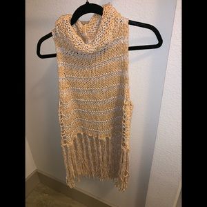 Free People knit turtle neck top